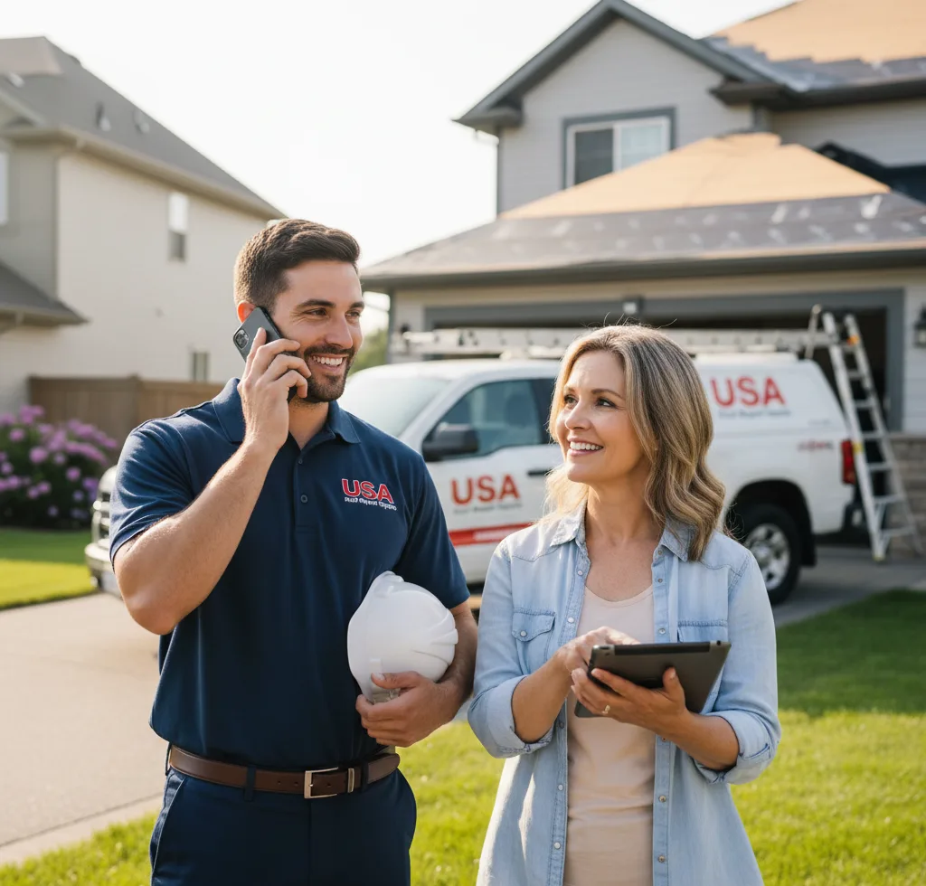 USA Roof Repair Experts customer support in Carle Place